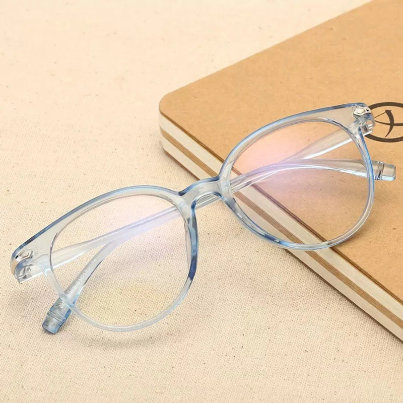 Product image KAHASIL - Kacamata Wanita Pria Anti Radiasi Frame Transparan Bening KH012 BLUE all variant
